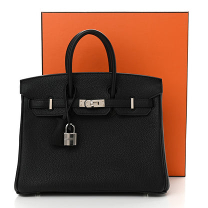 HERMES Togo Birkin 25 Black