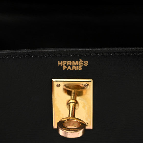 HERMES Box Mini Kelly Sellier 20 Black