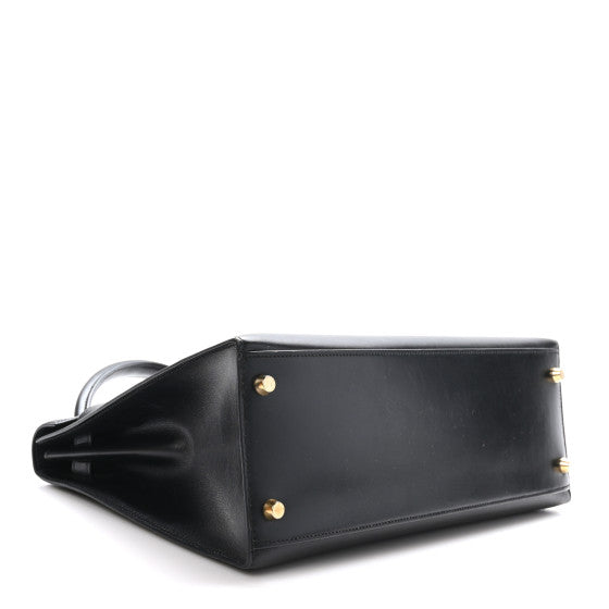 HERMES Box Kelly Sellier 32 Black