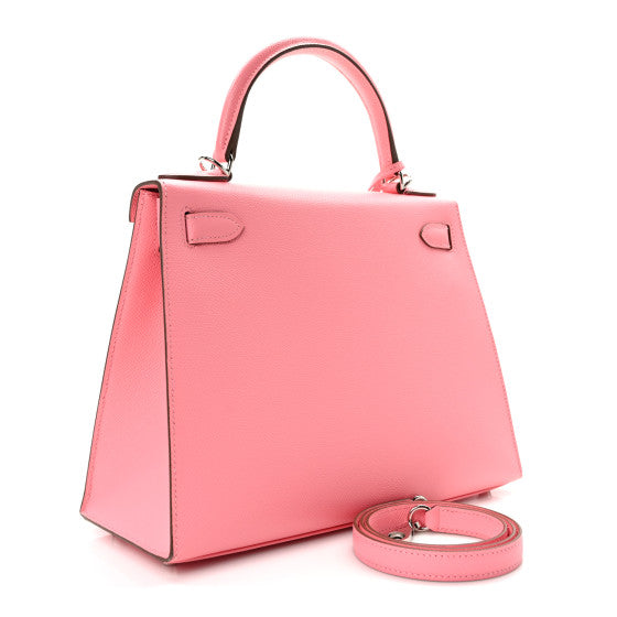 HERMES Epsom Kelly Sellier 28 Rose Confetti