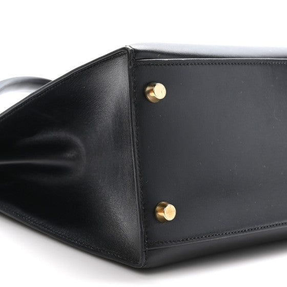 HERMES Box Kelly Sellier 32 Black