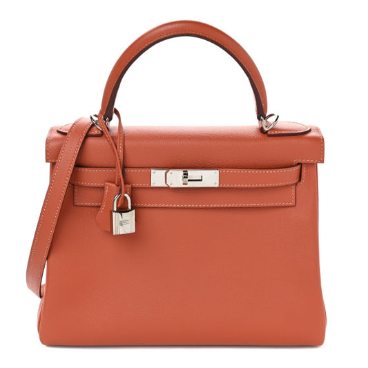 HERMES Evercolor Verso Kelly Retourne 28 Blush Rose Jaipur