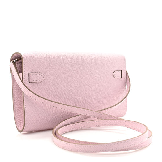 HERMES Epsom Kelly To Go Wallet Mauve Pale