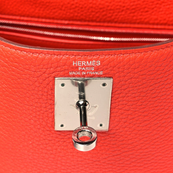 HERMES Togo Kelly Retourne 28 Capucine