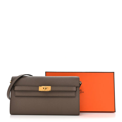 HERMES Epsom Kelly To Go Wallet Etain