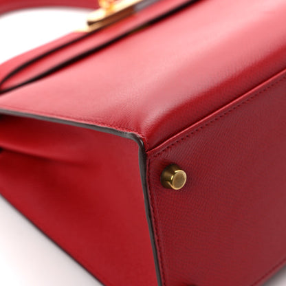 HERMES Courchevel Kelly Sellier 28 Rouge Vif