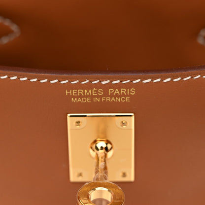 HERMES Swift Kelly Jump Backpack Gold