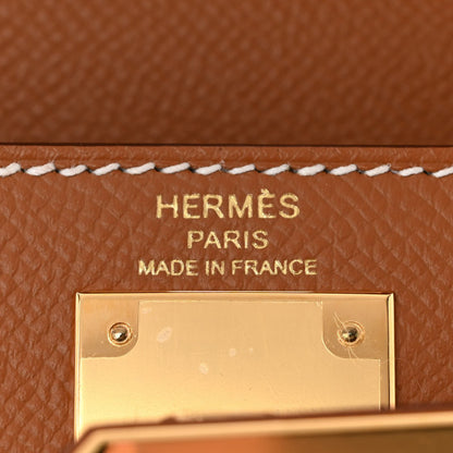 HERMES Epsom Kelly Sellier 28 Gold