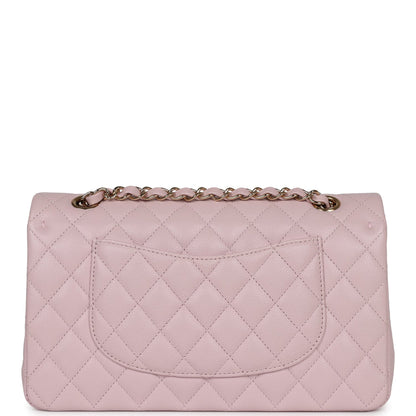 Chanel Light Pink Caviar Medium Double Flap Bag Light Gold Hardware