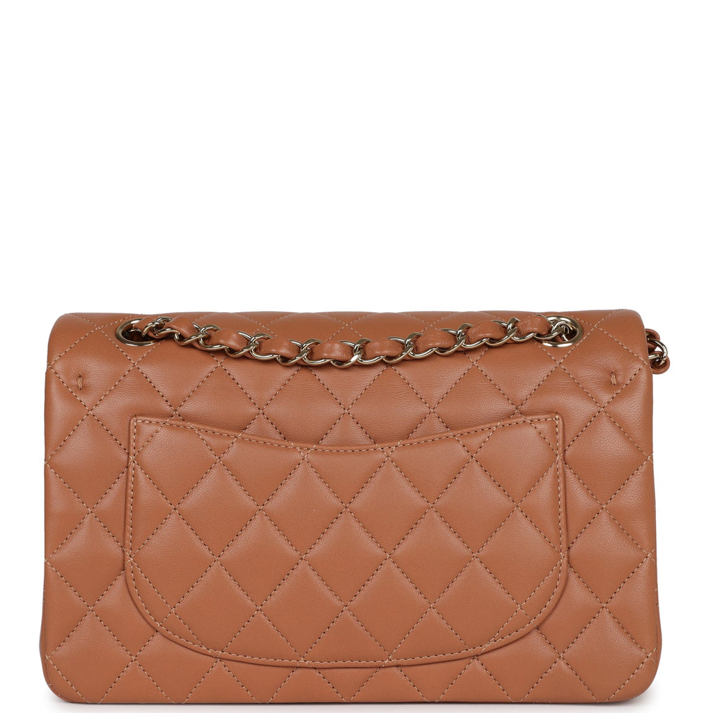 Chanel Small Classic Double Flap Caramel Lambskin Gold Hardware