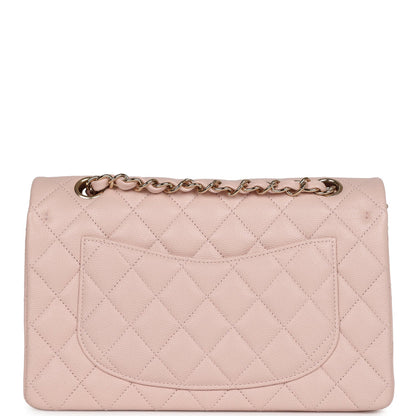 Chanel Small Classic Double Flap Bag Light Pink Caviar Gold Hardware