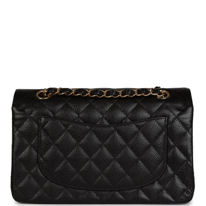 Chanel Small Classic Double Flap Bag Black Caviar Gold Hardware