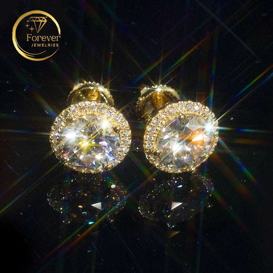 Certfied Luxury Daimond Gold EarRing 5