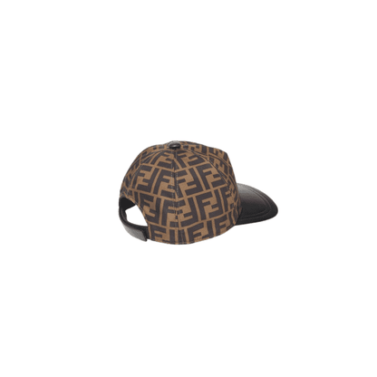 Fendi Multicolour Fabric And Leather And Baseball Cap