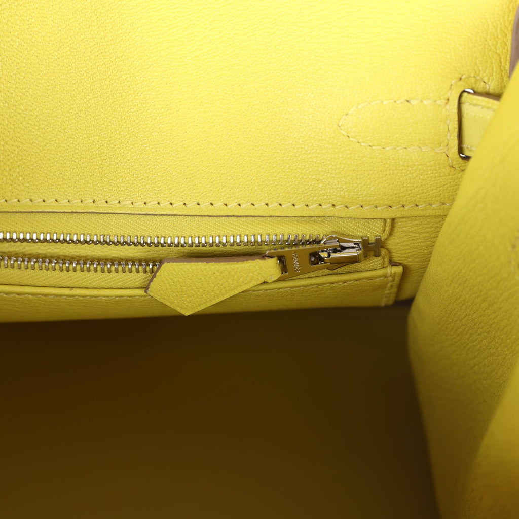 Hermès Birkin 25 Lime Matte Alligator Palladium Hardware