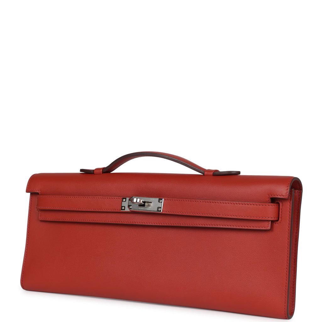 Hermès Kelly Cut Sanguine Swift Palladium Hardware