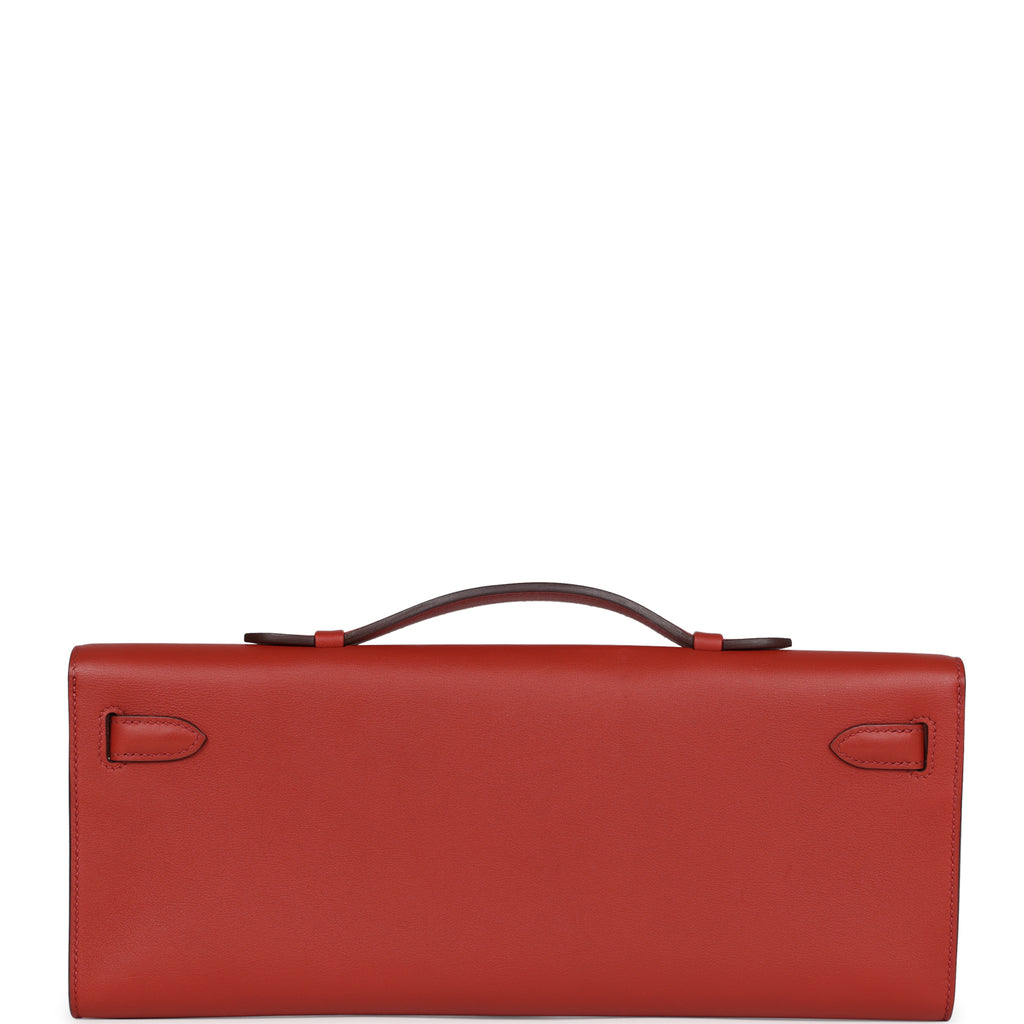 Hermès Kelly Cut Sanguine Swift Palladium Hardware