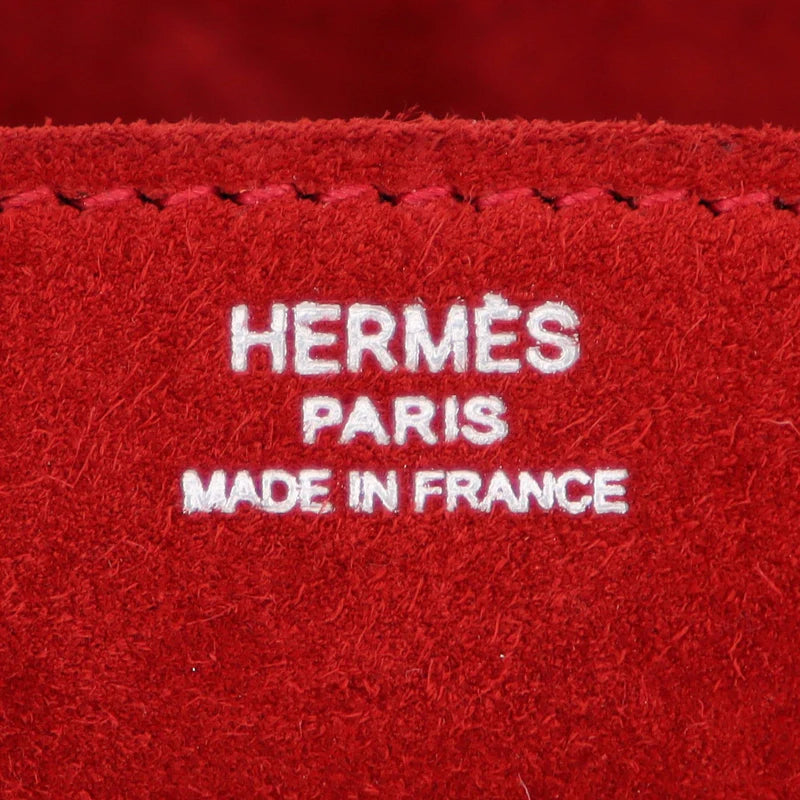 Hermès Handbag || 30cm Birkin Doblis Rouge Vif Suede || Palladium Hardware