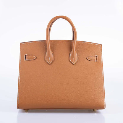 Hermès Birkin 25 Sellier Gold Epsom Gold Hardware