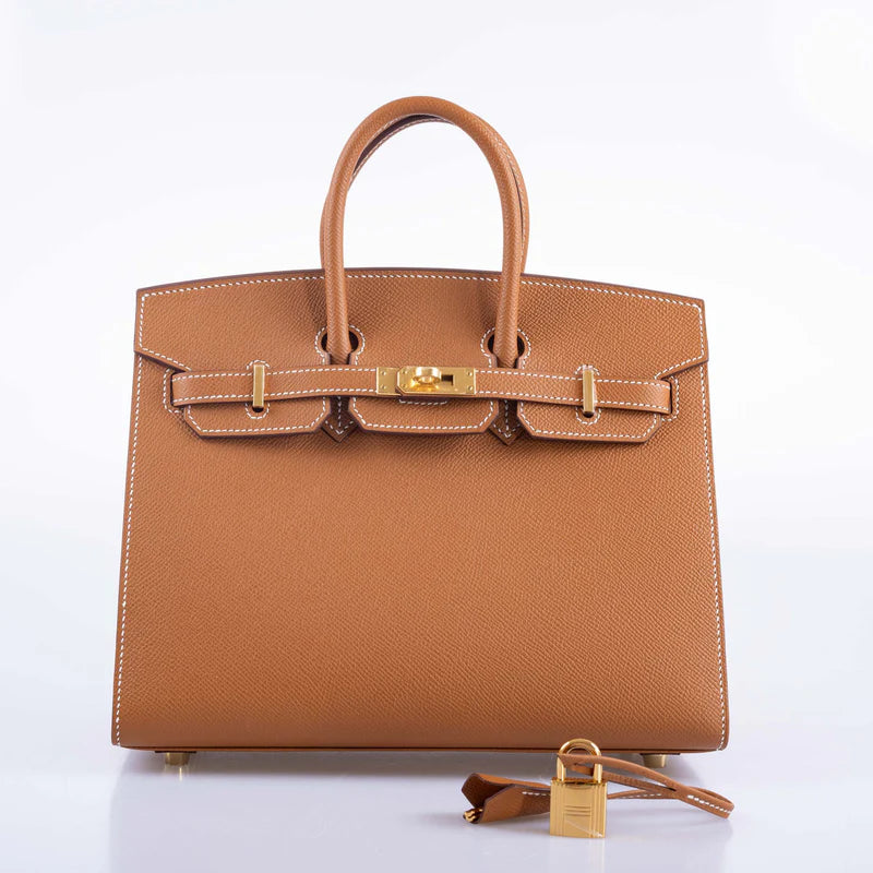 Hermès Birkin 25 Sellier Gold Epsom Gold Hardware