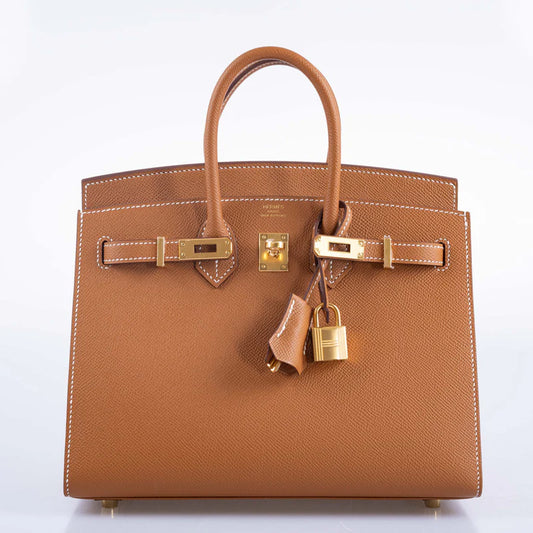 Hermès Birkin 25 Sellier Gold Epsom Gold Hardware