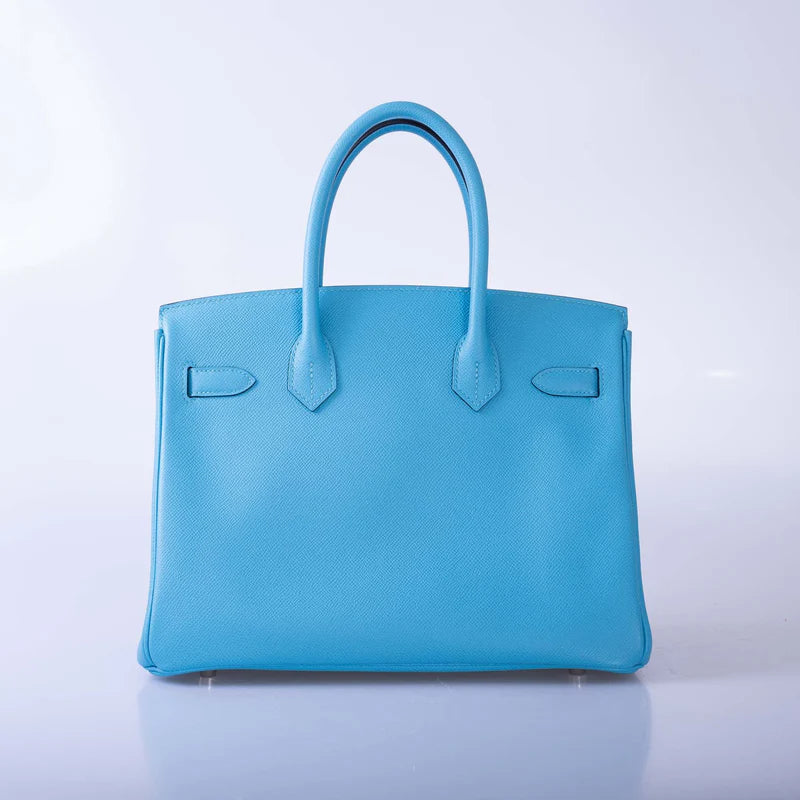 Hermès Birkin 30 Bleu du Nord Epsom Palladium Hardware