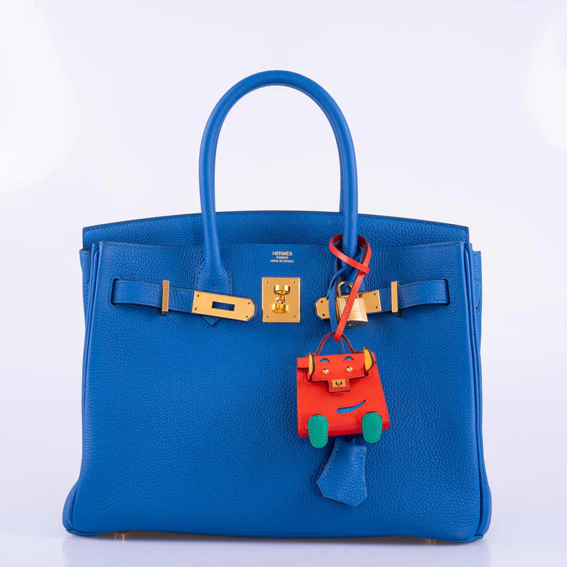 Hermès Birkin 30 Blue France Togo Gold Hardware