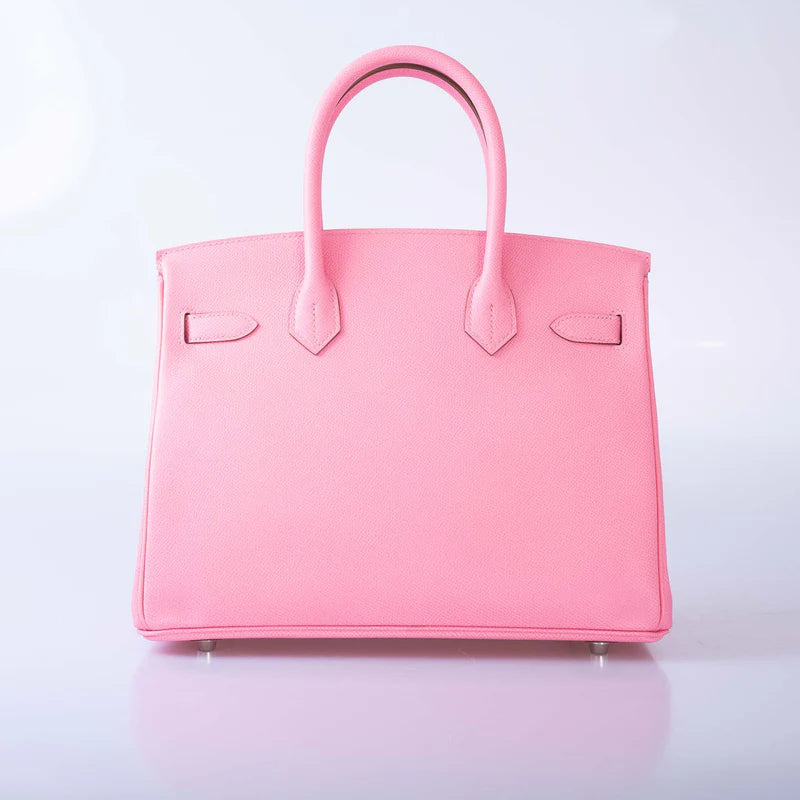 Hermès Birkin 30 Rose Confetti Epsom Palladium Hardware