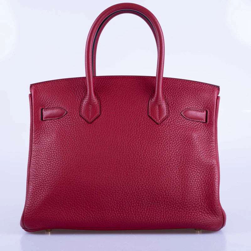 Hermès Birkin 30 Rouge Grenat Togo Gold Hardware