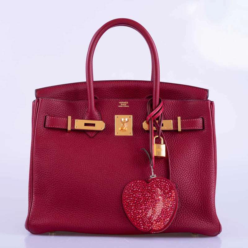 Hermès Birkin 30 Rouge Grenat Togo Gold Hardware