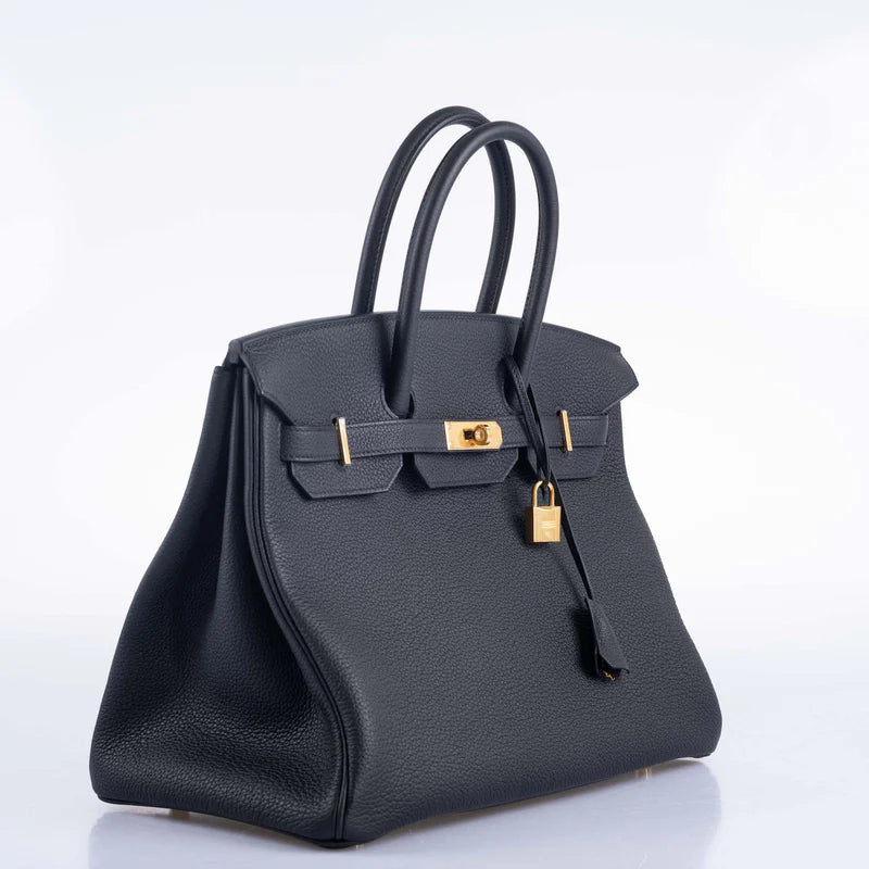 Hermès Birkin 35 Black Togo Gold Hardware