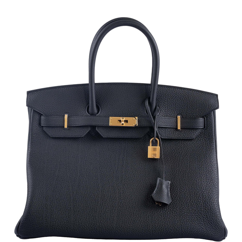 Hermès Birkin 35 Black Togo Gold Hardware
