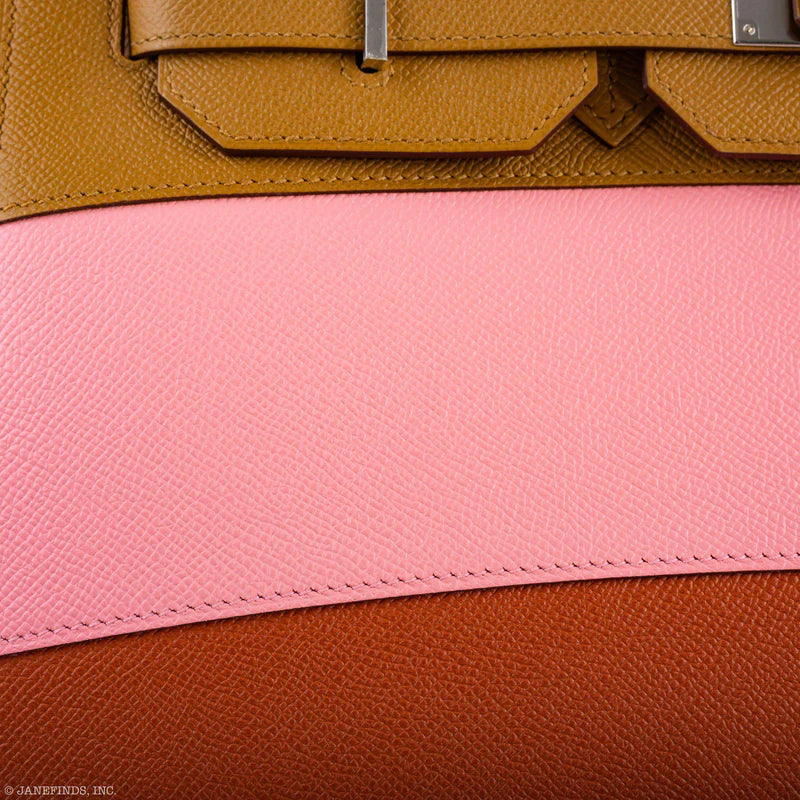 Hermès Birkin 35 Sellier "Sunrise" Rainbow Epsom Palladium Hardware