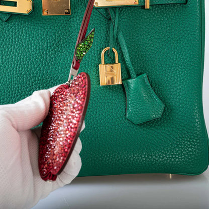 Hermès Birkin 35 Vert Emerald Porosus Crocodile Palladium Hardware