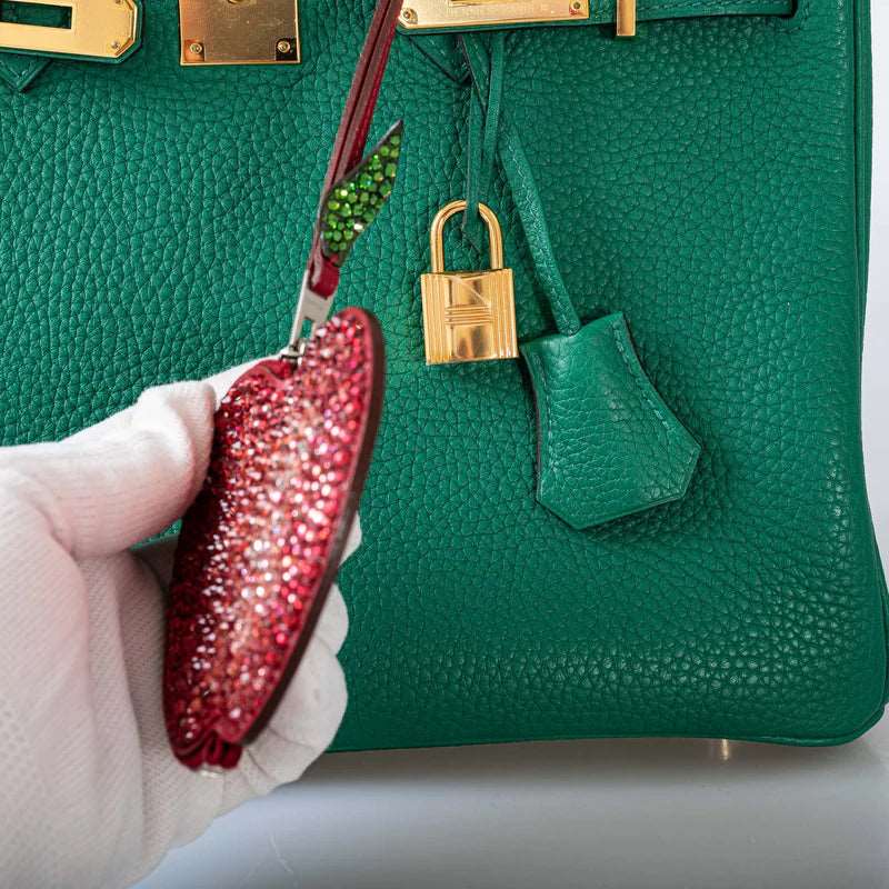 Hermès Birkin 35 Vert Emerald Porosus Crocodile Palladium Hardware