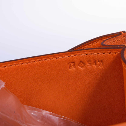 Hermès Constance 18 Orange Epsom Palladium Hardware