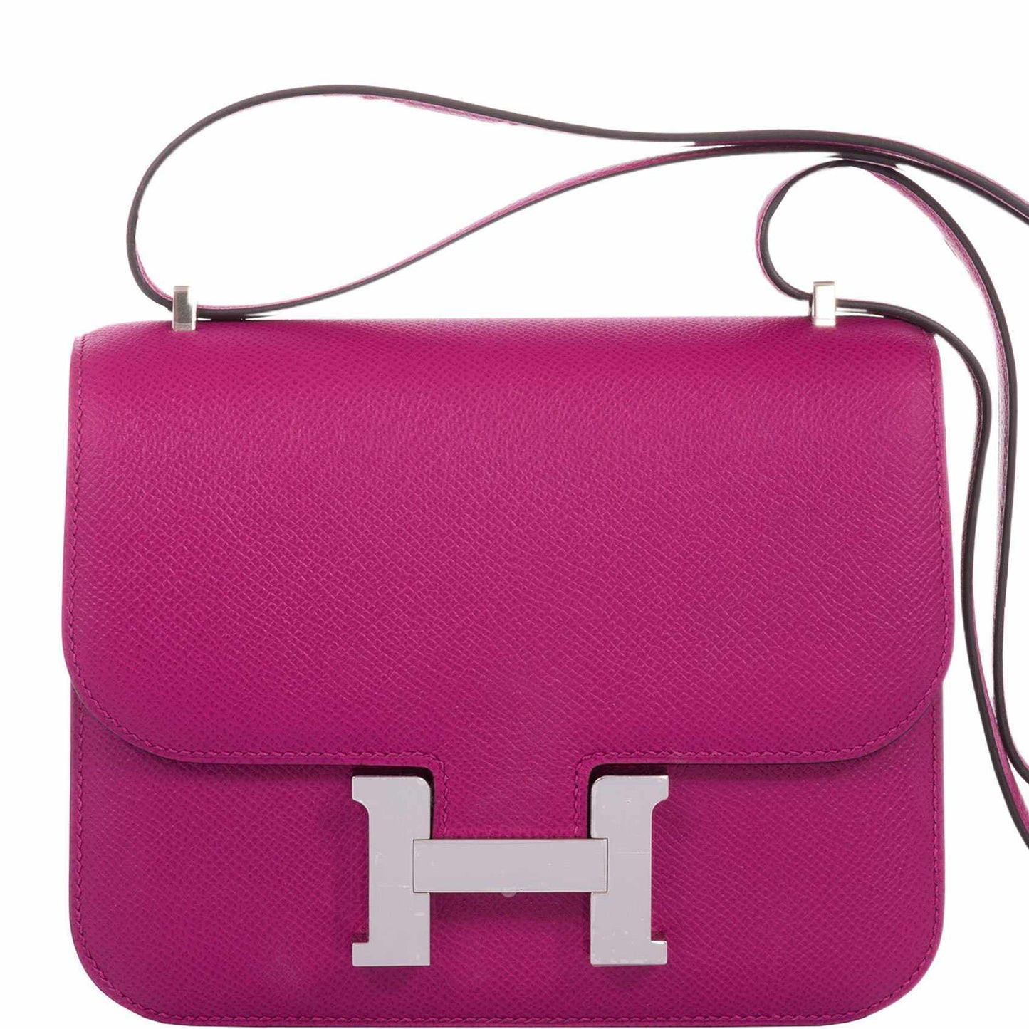 Hermès Constance 18 Rose Pourpre Epsom Palladium Hardware