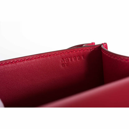 Hermès Constance 18 Rouge VIF Tadelakt Palladium Hardware