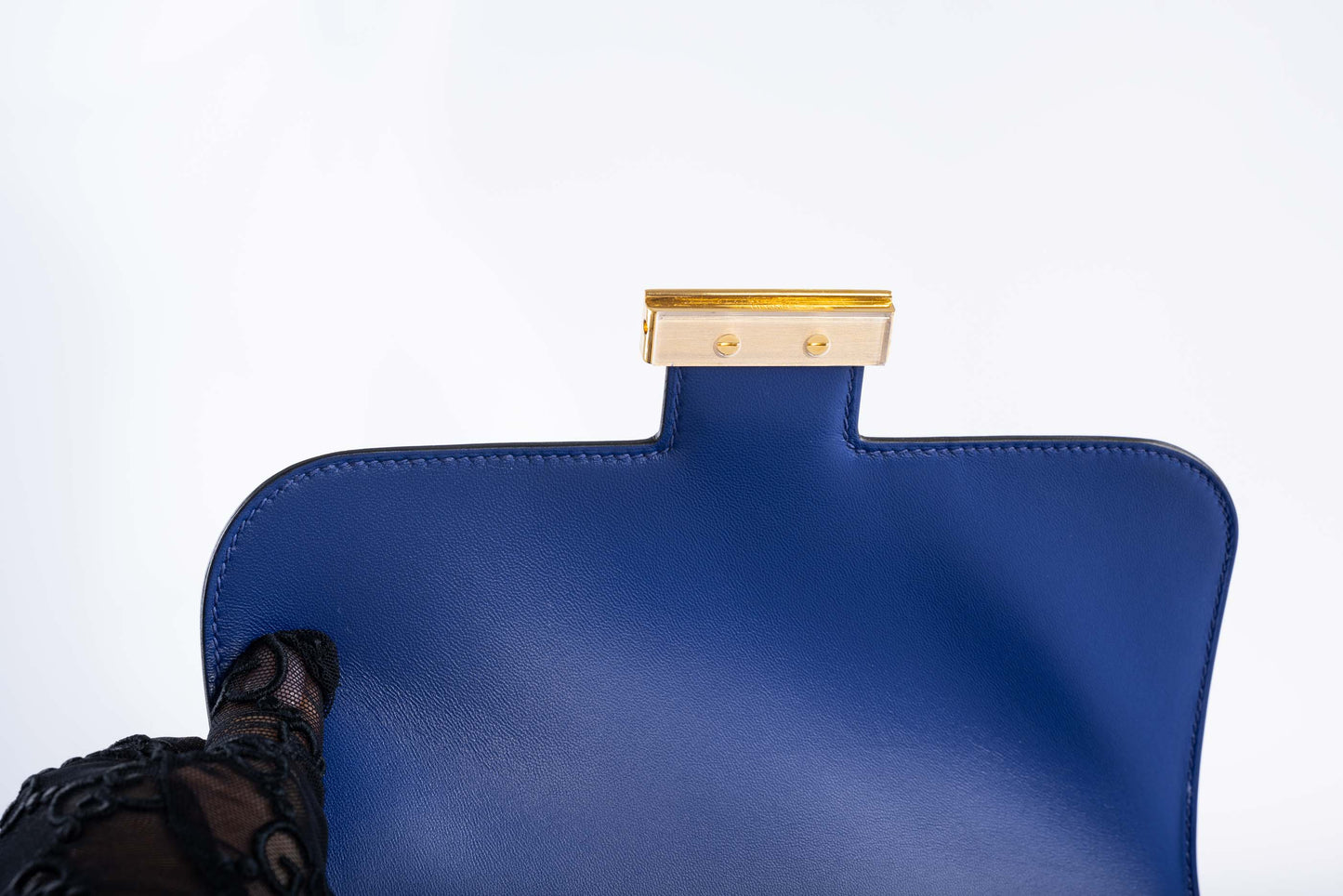 Hermès Constance 24 Blue Electrique Epsom Gold Hardware