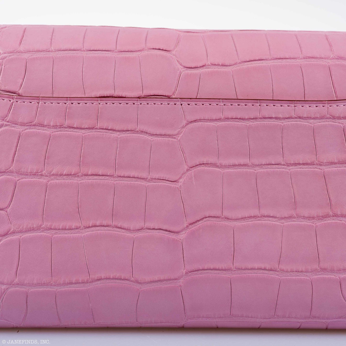 Hermès Constance Long Wallet Bubblegum Pink 5P Matte Alligator Palladium Hardware