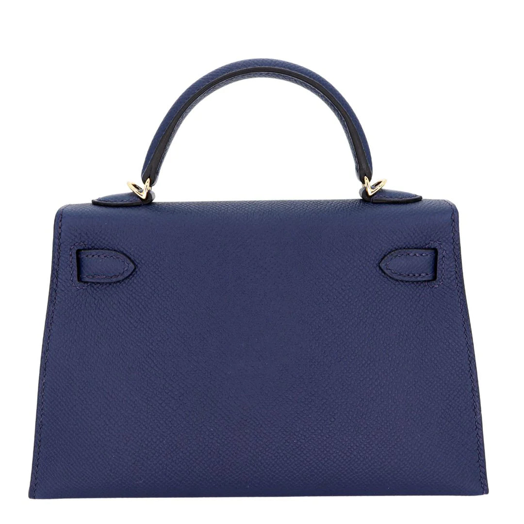 💙⁠ Hermès || Mini Kelly II⁠ Bleu Navy Epsom Leather⁠ || Gold Hardware⁠