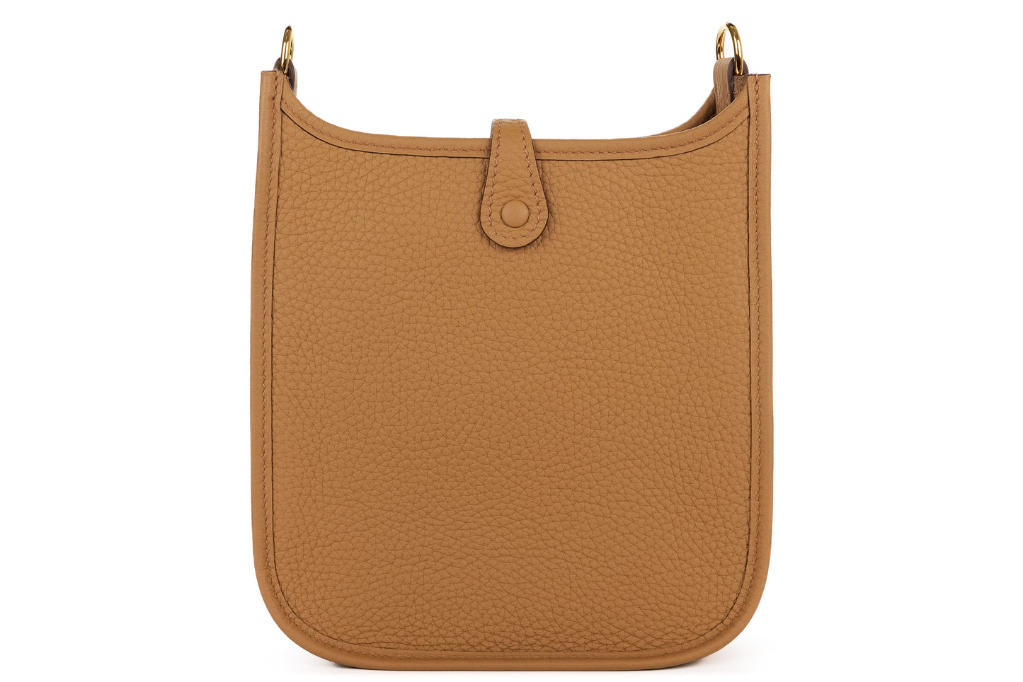 Hermès Mini Evelyne Biscuit Clemence Gold Hardware - Luxury Shopping