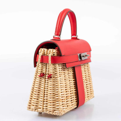 Hermès Mini Picnic Kelly 20 Rouge 