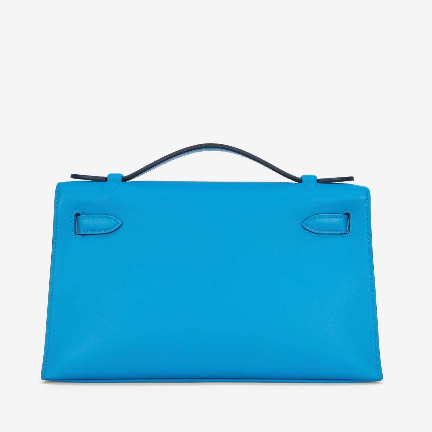 Hermès Kelly Pochette Bleu Celeste Swift Leather