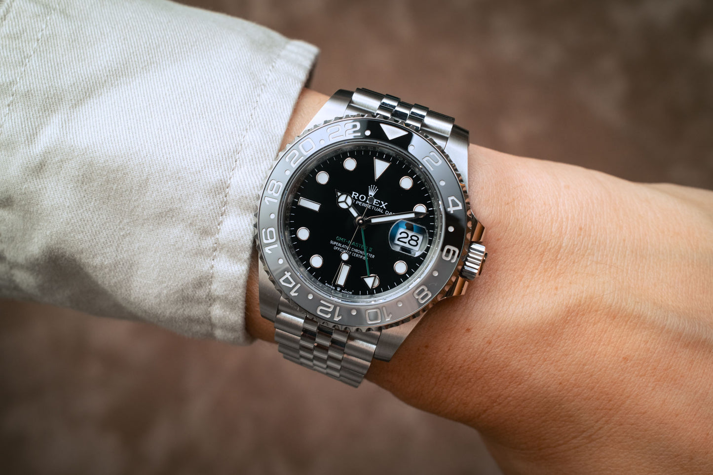 Rolex GMT-Master II Bruce Wayne, 126710.