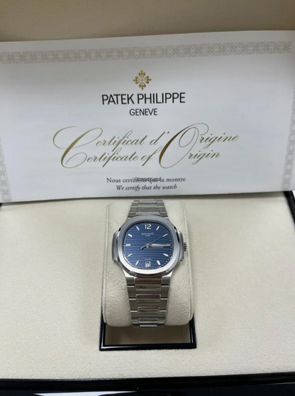 Patek Philippe Nautilus Blue Dial Tiffany 7118/1a