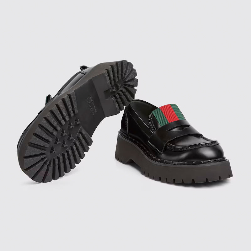 Gucci Women's loafers with web