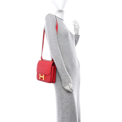 HERMES Epsom Constance 24 Rouge de Coeur