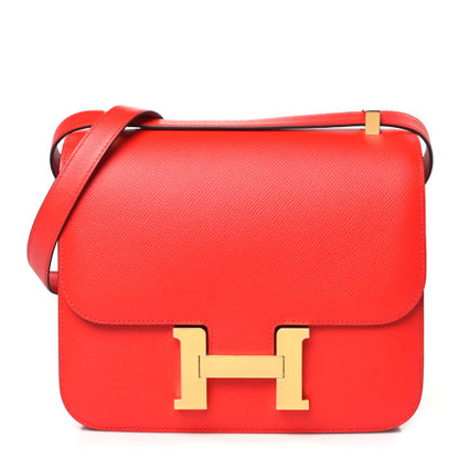 HERMES Epsom Constance 24 Rouge de Coeur