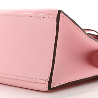 HERMES Swift Kelly Pochette Clutch Rose Sakura